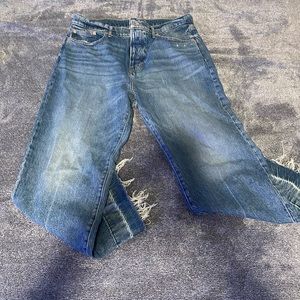 Lucky Brand medium, dark denim mom jeans!